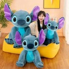Giant 80cm Disney Lilo   Stitch Stuffed Doll Kids Toys Cartoon Pillow 8075