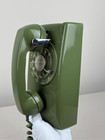 Vtg 1971 Western Electric Rotary Wall Telephone Model 554 Original Moss Green