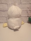 Vintage Fisher Price Puffalump Plush Duck Yellow White Nylon Stuffed Roses 