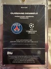 2025-26 Topps Chrome Uefa Ousmane Dembele  bla-od Black Lazer Auto Psg