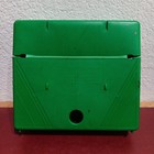 Crayola Crayons Green Plastic Storage Case 64 Count Sharpener Hole Hallmark Usa