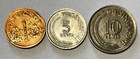Singapore 1 - 5 - 10 Cents 2 Coins Set 1971 1976 1994