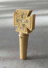 Antique S s  Stewart Ivoroid Inlaid Maltese Cross Banjo 5th Friction Tuning Peg