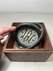 Vintage Wilcox Crittenden Nautical Gimbal Compass In Original Wood Box