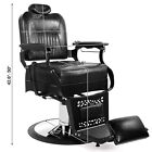 Vintage Heavy Duty All Purpose Barber Chair Hydraulic Salon Beauty Stylist Black