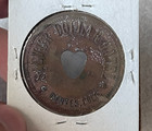 Silver Dollar Hotel Bawdy Trade Token One Screw - Denver Colorado Co L2