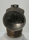 Antique Brass  Auto-lite Universal Carbide Mine Coal Miner Cap Lantern Lamp Hook