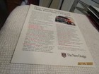 Vintage Oem 1998 Dodge Cummings Turbo Diesel Dealer Sales Brochure Catalog Nos