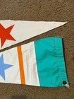 1984 La Olympics Street Banner Flags Deborah Sussman Design Star Vinyl Groommet
