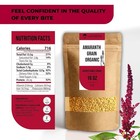 Amaranth Grain Organic  Ancient Whole Grains-1lb