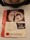 Fostoria 3 Quart Electric Corn Popper With Glass Lid - Vintage Mcgraw Edison
