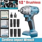 For Makita 18v Cordless 1 2  Impact driver brushless Cordless Impact Wrench Tool