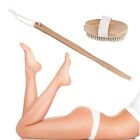 Premium Natural Bristle Wooden Bath Shower Body Back Dry Skin Brush Spa Scrubber