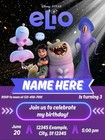 Personalised Elio Birthday Party Digital Invitation For Boy For Girl