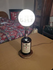 Vintage Seagram s 7 Bottle Lamp Whiskey 59 Ounce With Glass Globe Man Cave