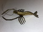 Vintage 12    Brass Shrimp Mid Century Coastal Decor