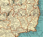1938 Vintage Ireland Map Antique Atlas Map Of Ireland Gallery Wall Decor 3112