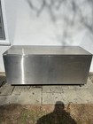 Stainless Steel Cabinet Table  72  Long X 30  Wide X 35  Tall   Commercial Use 