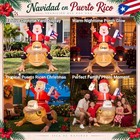5 Ft Puerto Rico Christmas Inflatables Outdoor With Coqui Frog - Puerto Rican