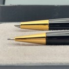 Parker Insignia Black Gold Ballpoint Pen 0 5mm Pencil Set Original Box New Ob