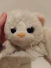 Ty Classic Crystal Cat Plush White Kitten Floppy 12    Blue Eyes Soft Tysilk 2016