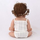  Reborn Baby Girl Doll Silicone Full Body  18 Inch Lifelike Waterproof Newborn 