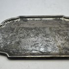 Leonard Silverplate Victorian Ornate Handled Small Tray Platter 8    X 4 25   