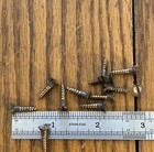 Antique Wood Screws Flat Head Slotted 6 X 5 8 Silcon Bronze American Made Toned