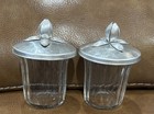 Vtg Rodney Kent Hammered Aluminum Set - Creamer  Butter  Condiments Etc Euc