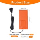 2pcs Heater Mat Silicone Heating Pad 220v 75w Heating Pad 127mm X 50 4mm