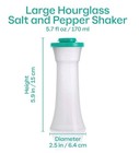 Tupperware Large Hourglass Salt And Pepper Shakers Set New-burgundy-new