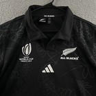 All Blacks Mens Jersey Black Large Rugby World Cup 2023 Adidas New Zealand