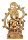 Whitewhale Lord Ganesh Murti Ganesha Idol Ganpati Bhagwan Brass Statue Decor
