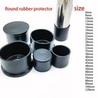 Round Rubber Furniture Foot Table Chair Leg End Cap Cover Tips Floor Protector