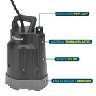 Xtremepowerus 1 3hp Submersible Utility Pump Sub Pump 1700gph 30ft Lift Height
