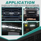 Hidden Front Grille Mounting Bracket For 10 20in Led Light Bar Offroad Suv Utv