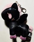 Tokidoki Unicorno  black pink  4  Plush Keychain 2017 Aurora World Cute Unicorn