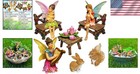 12-pc Fairy Garden Miniature Figurines Set - Enchanting Outdoor   Indoor Decor