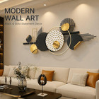 Modern Geometric Wall Art Sculpture - Large Abstract 3d Metal Decor For Living R