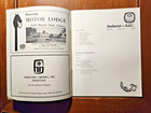 1973 Amherst College Vs American International Football Program October 6