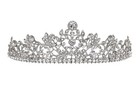 Bridal Floral Rhinestone Crystal Prom Wedding Crown Tiara 71058