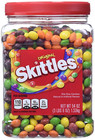 2 Jars Skittles Original Fruity Candy Jar Bite Size Candies 54 Oz Each Jar