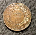 1861 New Brunswick One Cent  Enn Coins