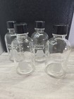 Kimble Graduated Glass Media Bottle  250ml Set Of 4 With Lid Free Shipping 