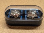 Nikken Magboy Massage Therapy Spiky Balls Magnetic W Case - Silver Color - Japan