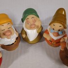 2012 Fisher Price Little People Seven Dwarfs Figures Lot Of 5 Disney Mattel 