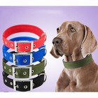 Wide Tactical Heavy Duty Nylon Large Dog Collar K9 Military With Metal Buckle