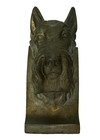 Vintage Antique Scottish Terrier Dog Figural Bookend Cast Metal 6 25 t Library