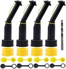 Gas Can Spout Replacement Kit Angle Fuel Can Nozzles Leakproof With Gasket Vent