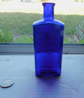 Stunning Blue Ridge Poison Embossed  Not To Be Taken  Base  4 Oz